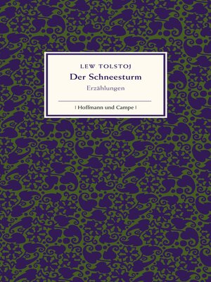 cover image of Der Schneesturm